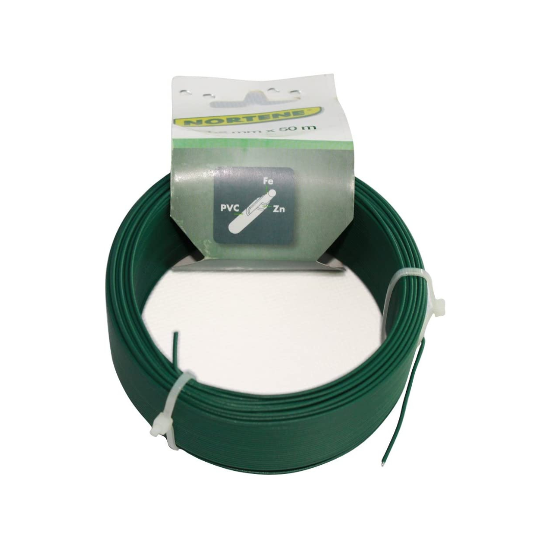 Stieple galvanizēta plastificēta 50m 0.8mm