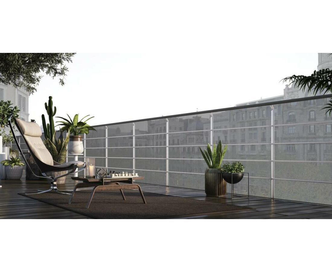 Siets plastmasas Nort Square 0.5x5m antracīta krāsā