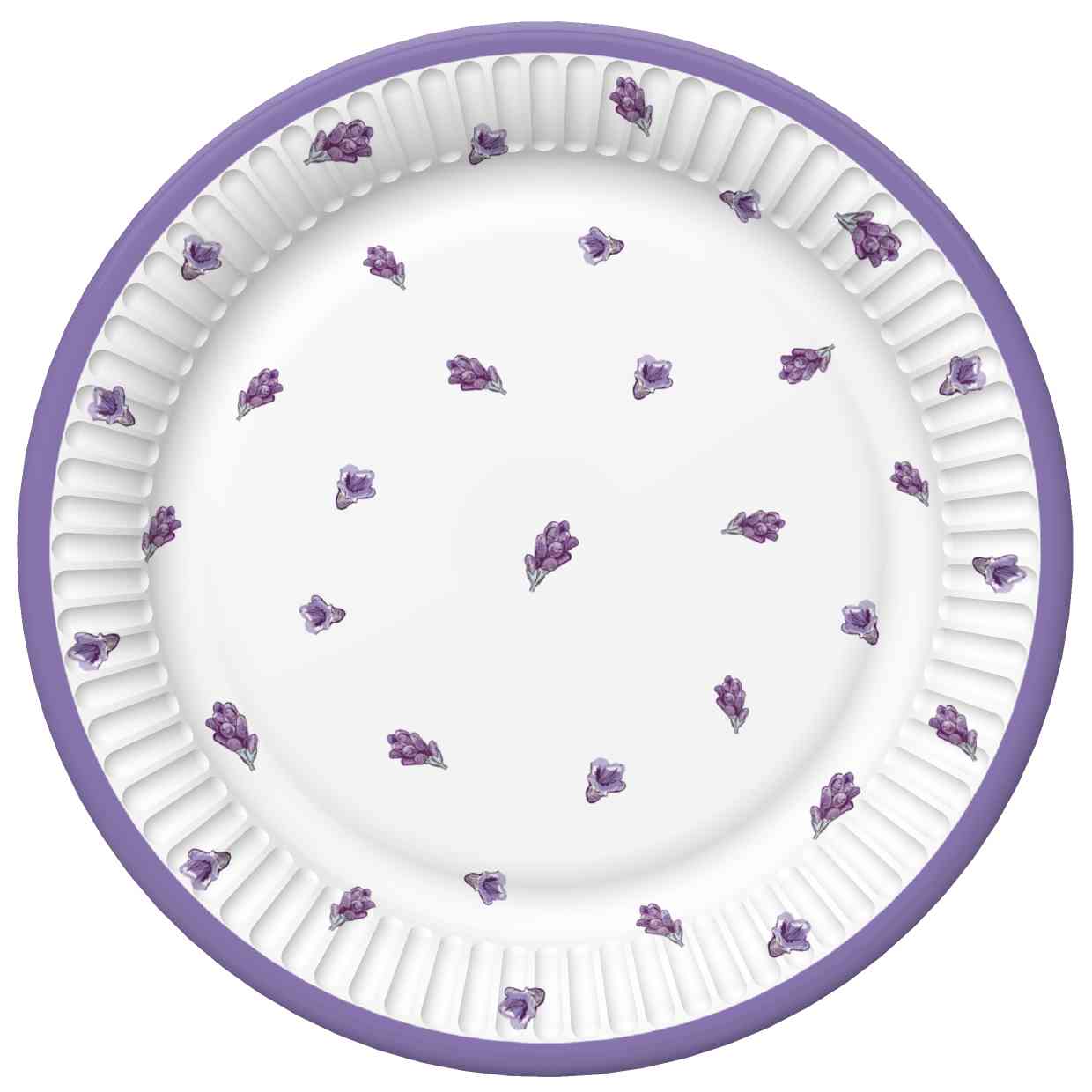 Šķīvīši Lavender Wreath 22.7cm 1pac.