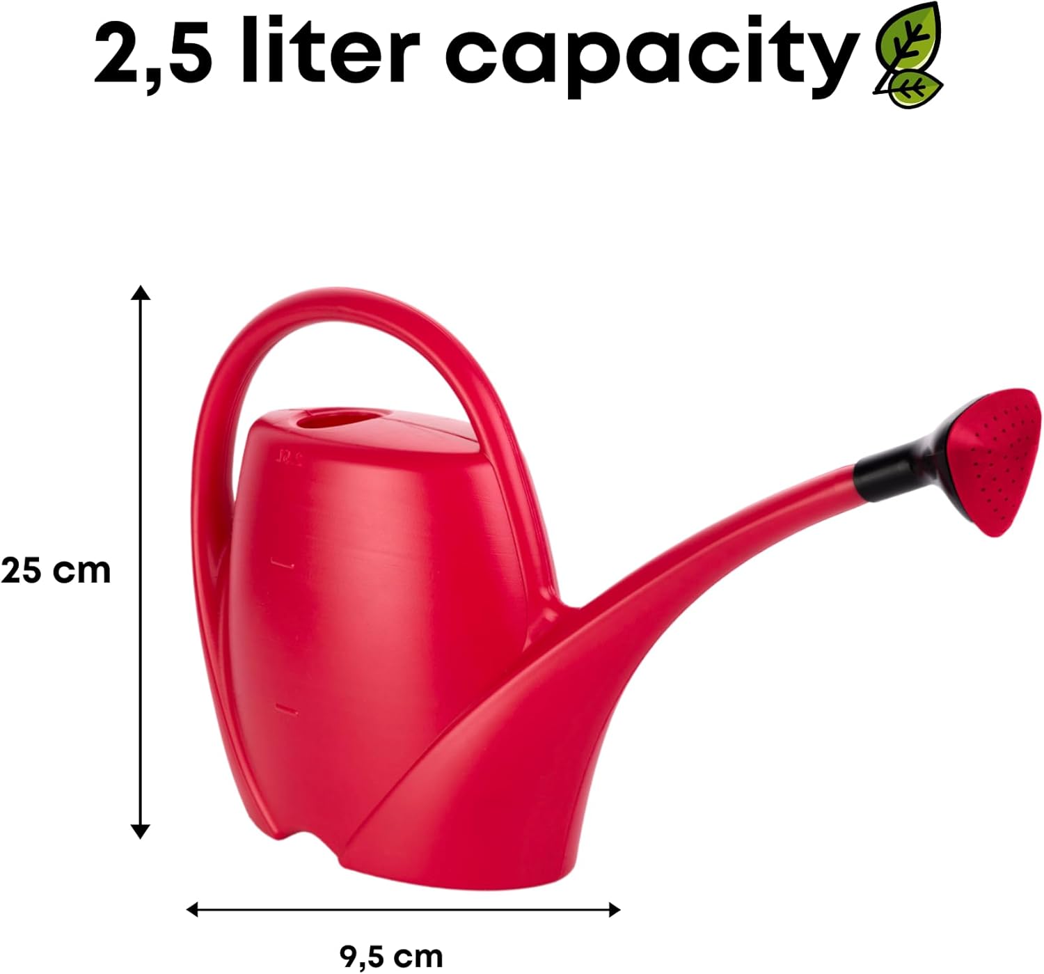 Lejkanna   2.5L rozā krāsā