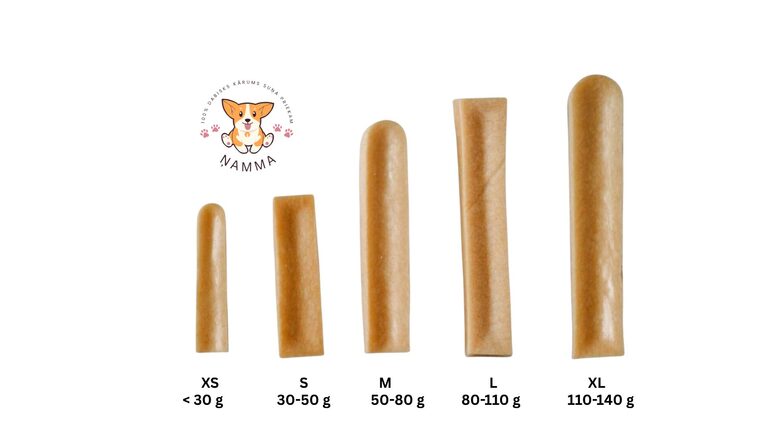 Suņu gardumi graužamsiers Ņamma, XS izmērs