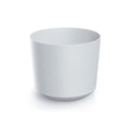 Puķu pods 13cm plastmasas balts Tubo