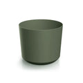 Puķu pods 13cm plastmasas zaļš Tubo