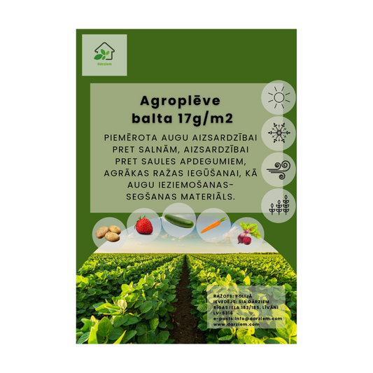 Agroplēve balta 3.2x10m