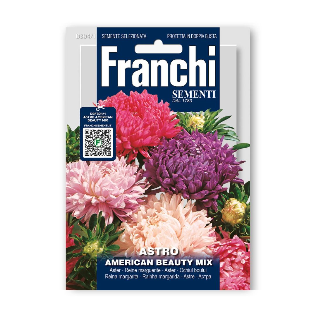 Asteres peoniju American Beauty maisījums 2g