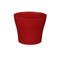 Puķu pods 19cm plastmasas sarkans Tulipan