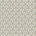 Salvetes ornaments Art Deco Pattern Gold and Silver 1pac