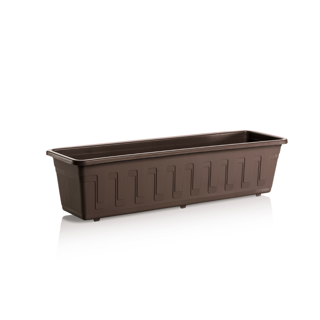 Balkona kaste 50cm brūna